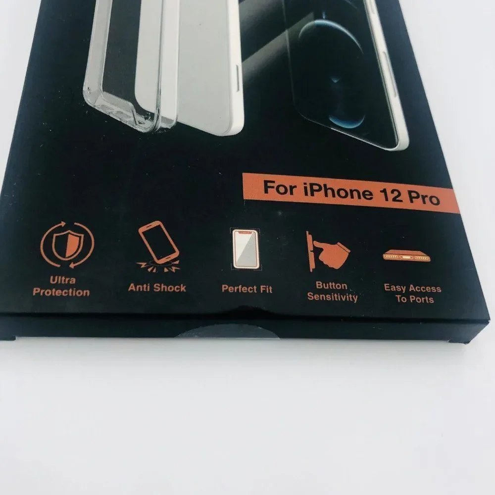 Brand New SIMEX TOTAL PROTECTION Clear Hybird Case & Screen Protector For iPhone